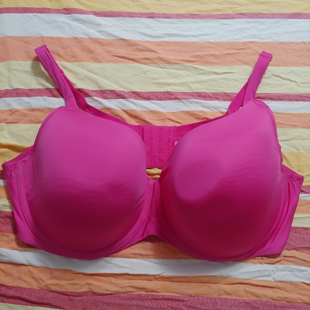 Cacique Hot Pink Cooling Bra 44DDD